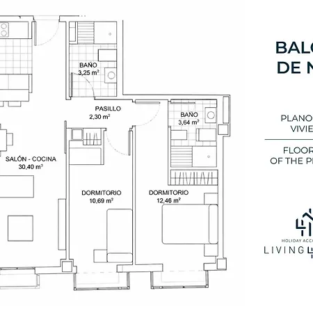 アパート Living4malaga Balcon De Neri マラガ